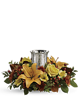 Glowing Gathering Centerpiece by Teleflora